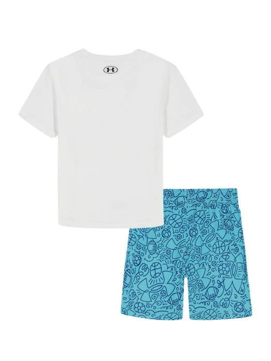 Under Armour Sommer-Kinderbekleidungsset 2 Stück Weiß