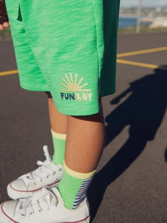 Kids Set with Shorts Summer 2 Pieces Green