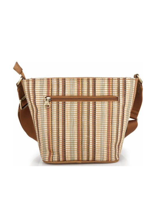 Damen Schultertasche Braun
