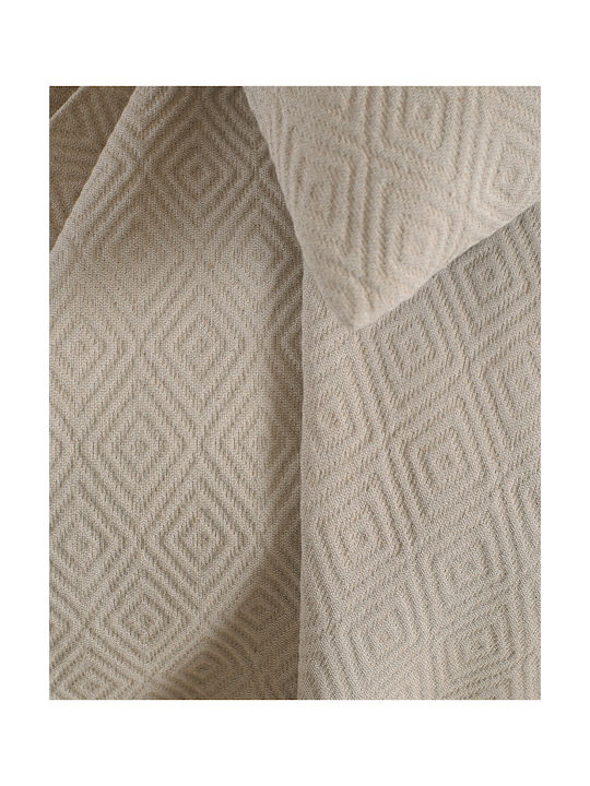 Rythmos Dekorativer Kissenbezug Elysse Beige-Grau 40x40cm