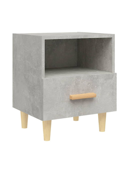 Nachttische Grey Concrete 2Stück 40x35x47cm