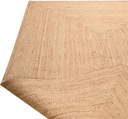 Χειροποίητο Χαλί Διάδρομος Ψάθινο Μπεζ 80x150cm