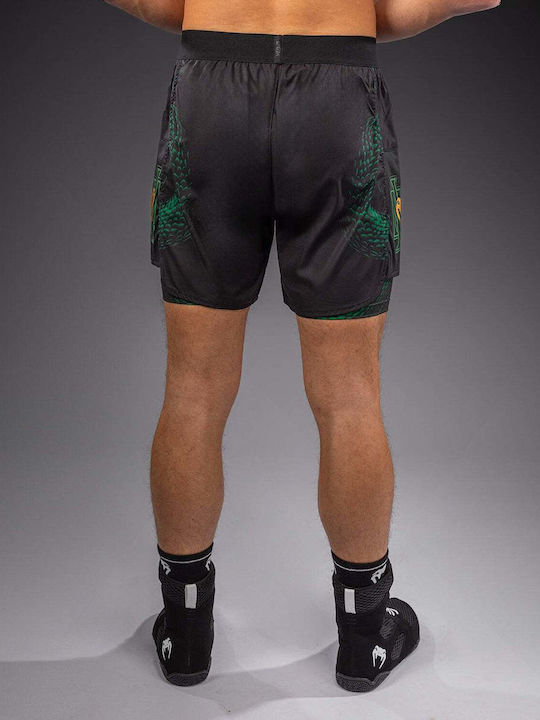 Sport Herren Shorts Schwarz/Grün/Gold