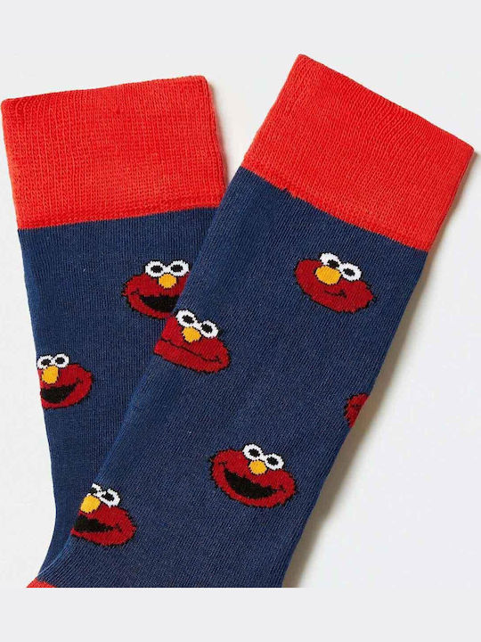 Besocks Organic Cotton Κάλτσες Sesame Street Elmo 8436564806444-bl