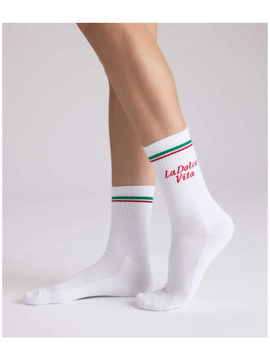Club Club Weiße Socken 1719-Weiß_Rot_Grün Club Club Weiße Socken 1719-Weiß_Rot_Grün