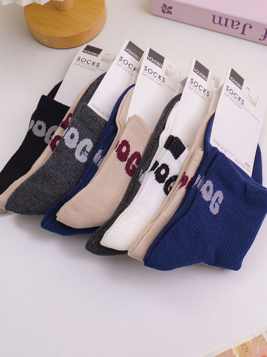 Herren Socken Weiß-Schwarz 2er Pack