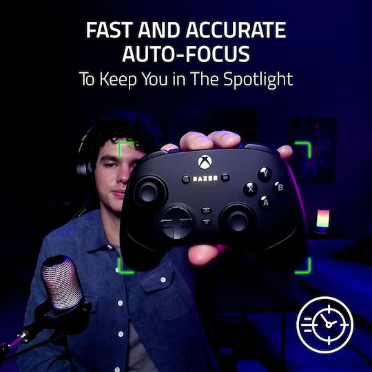 Razer Kiyo V2 X Web Camera 60FPS με Autofocus Ροζ RZ19-05380200-R3M