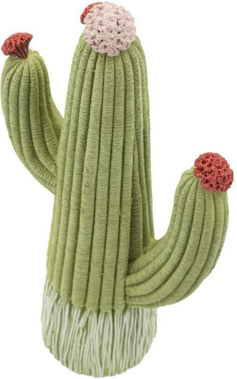 Decorativ Cactus Poliester 13x7x25 cm