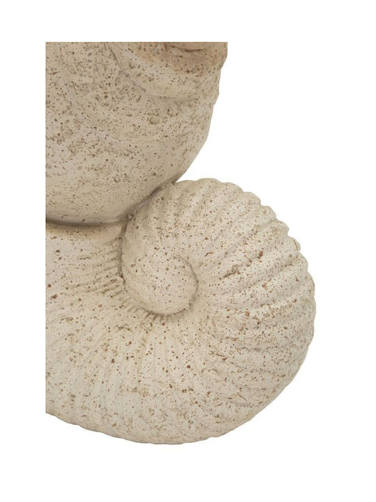 Coajă De Melc Poliesterică Culoare Ecru 17.2 X 30.2 X 10 Cm