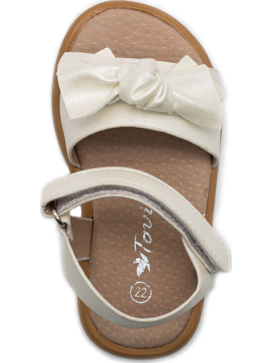 Kids' Anatomic White Sandals