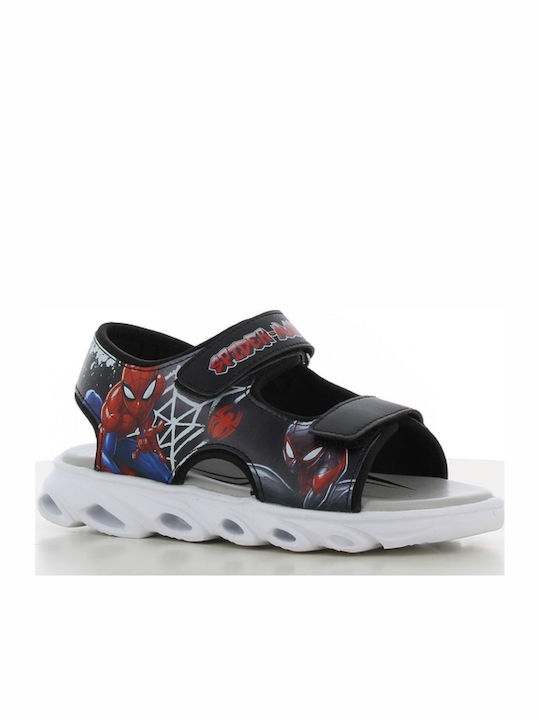 Kindersandalen mit Bügel- und Schleifenverschluss Schwarz