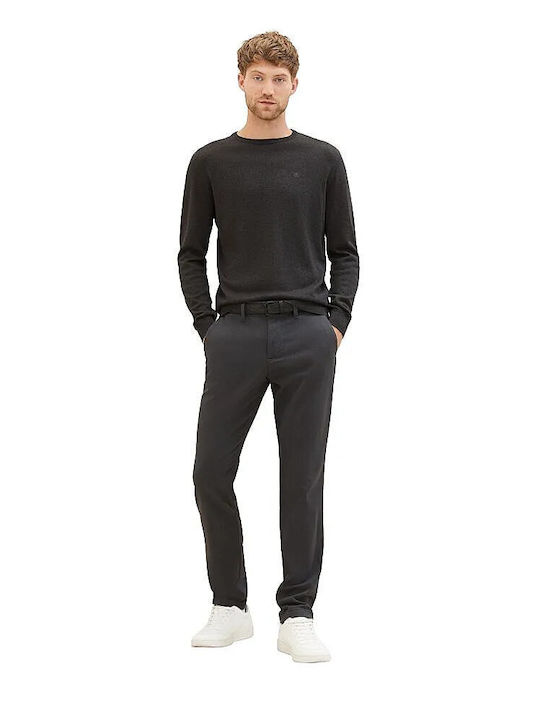 Travis Pantaloni Chino Elastic cu Croială Slim Gray