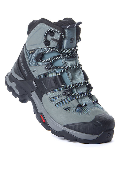 Salomon Quest 4 GTX Γυναικεία Ορειβατικά Μποτάκια Αδιάβροχα με Μεμβράνη Gore-Tex Μπλε