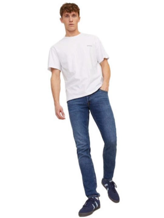 Men's Jeans Pants Elastic blue