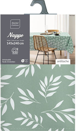 Stain Resistant Tablecloth L-c Naya Sauge 145x240cm