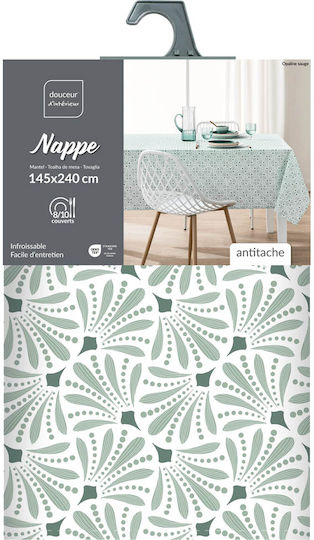 Τραπεζομάντηλο Αλέκιαστο L-c Opaline Sauge 145x240εκ.
