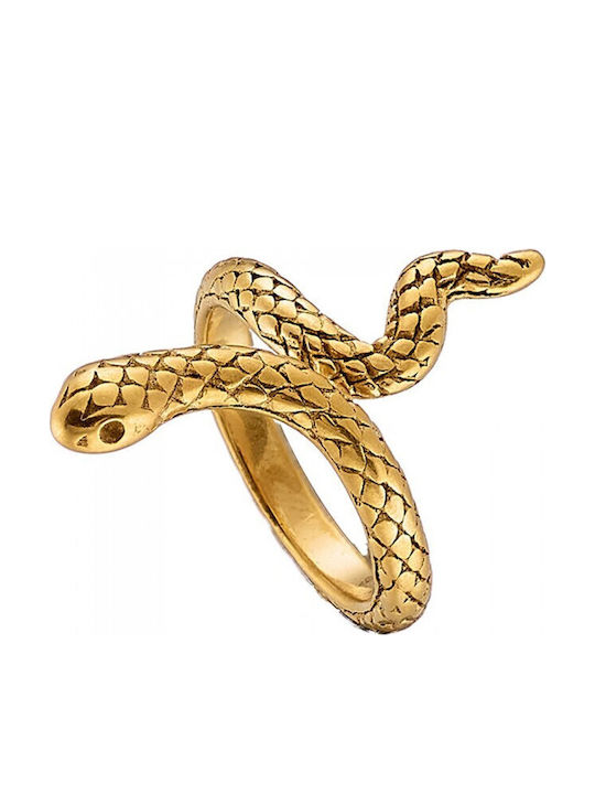 Verorama Women's Gold Plated Steel Ring Verorama Women's Gold Plated Steel Ring