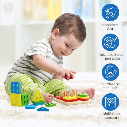 Alista Home Jucărie de Lemn pentru Bebeluși de la 36 de Luni