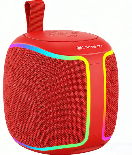 Lamtech Detachable Ηχείο Bluetooth 5W με Ραδιόφωνο Κόκκινο