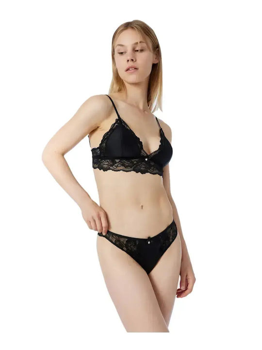 Minerva Bralette Σουτιέν Μαύρο