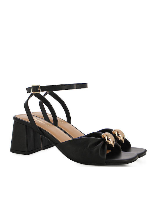 Leather Black Sandals