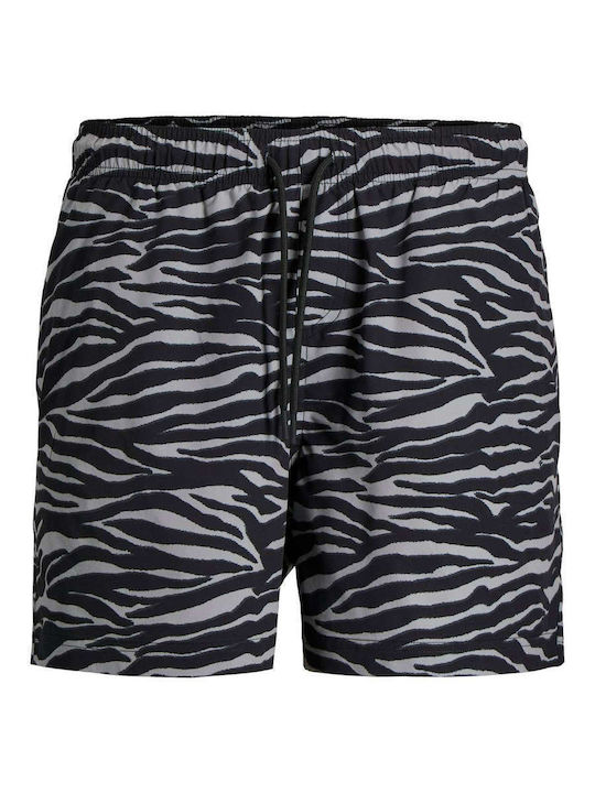 Herren-Bademode Kurze Hosen Schwarz mit Mustern
