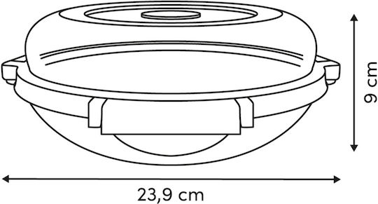 5Five F-v Clipeat Plus Δοχείο Φαγητού Γυάλινο Διάφανο 1.2lt