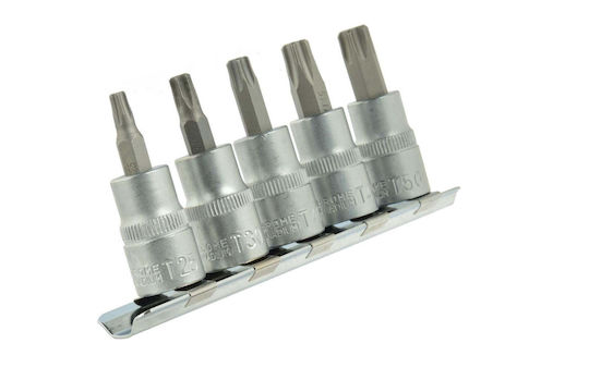 Geko Biți Cu Cap Hexagonal Torx și Dimensiunea De Conducere 3/8'' Set 5 Bucăți