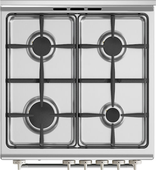 La Germania CLS6 40 81 D X LPG Gas Cooker 60lt W59.5cm. Inox