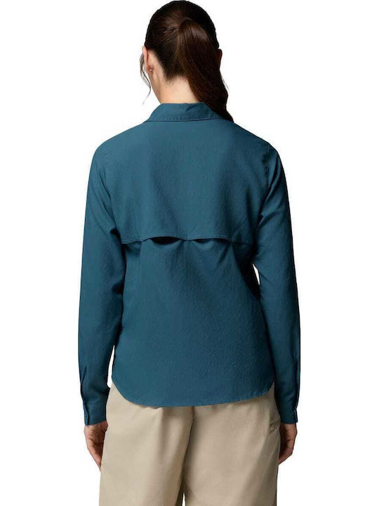 Long Sleeve Women's Shirt Silver