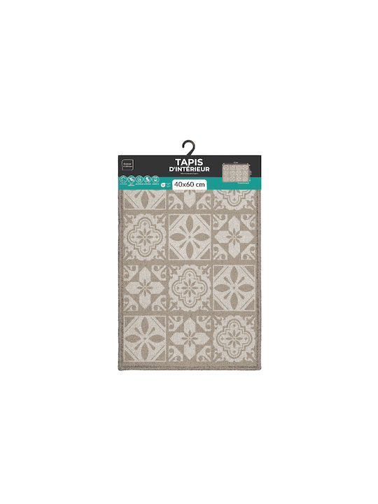 Non-Slip Bath Mat L-c Curly 1741685 Naturel 40x60cm
