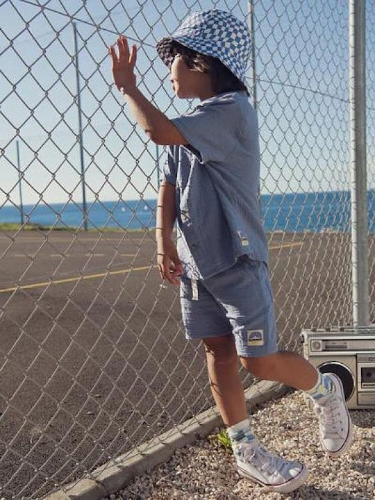 Kids Shorts Bermudas Fabric Blue