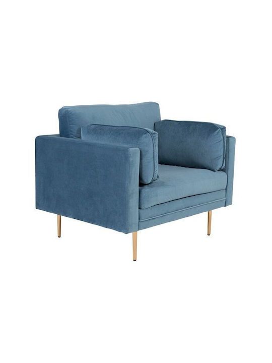 Dallas 100 Armchair Blue 84x110x86cm