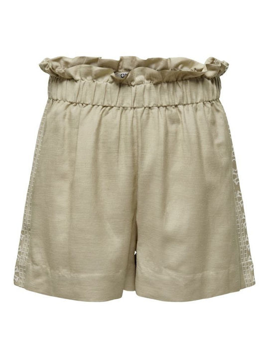 Women's Linen Shorts Green