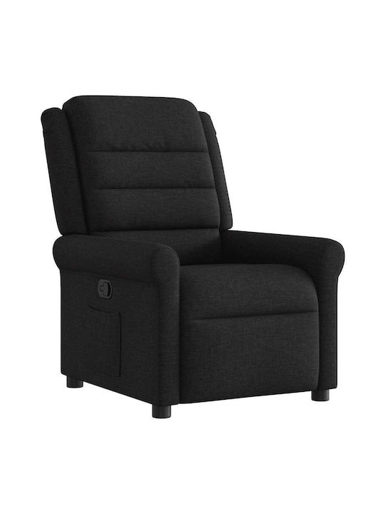Relax Armchair with Footstool Black 73x91.5x102.5cm