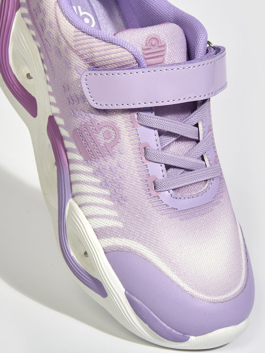 Παιδικά Sneakers με Φωτάκια Μωβ