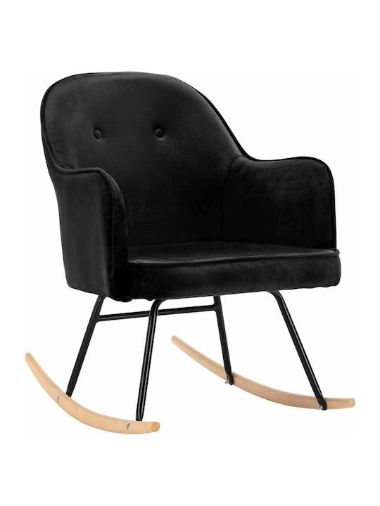 Rocking Armchair Black 60x84x79cm