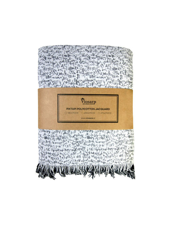 Viosarp 3472 Ριχτάρι Πολυθρόνας Ζακάρ 130x170εκ. Polycotton Jacquard