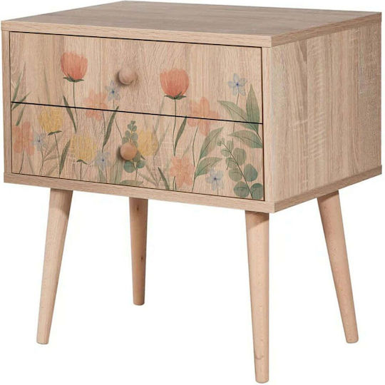 City Two Tulip Ξύλινο Πολύχρωμο 60x40x61cm 863SPH3536