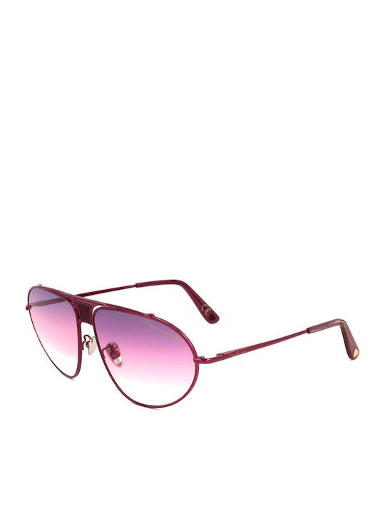 Agent Provocateur Unisex Γυαλιά Ηλίου με Μπορντό Σκελετό και Ροζ Φακό