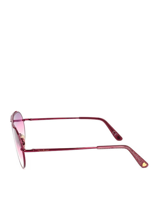 Agent Provocateur Unisex Γυαλιά Ηλίου με Μπορντό Σκελετό και Ροζ Φακό