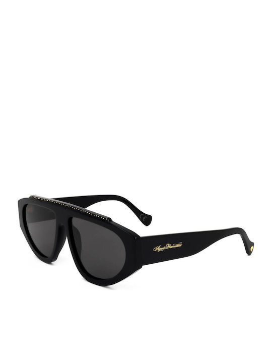 Agent Provocateur Unisex Γυαλιά Ηλίου με Μαύρο Σκελετό και Μαύρο Φακό