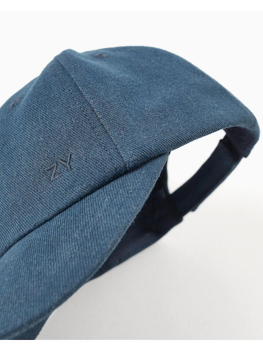 Zippy Kids' Hat Jockey Fabric Blue