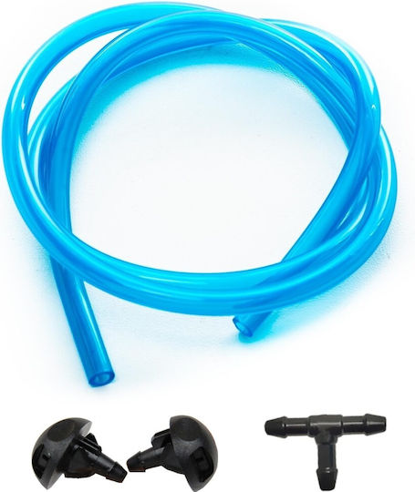 Kit Universal 2 Duze Ștergător Parbriz Tip Cortină + Racord T + Furtun Lungime 175 Cm