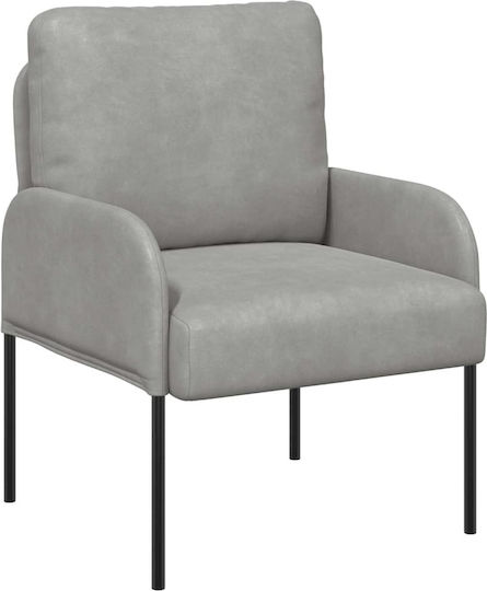 Armchair 60x56x80cm Light Gray Armchair 60x56x80cm Light Gray