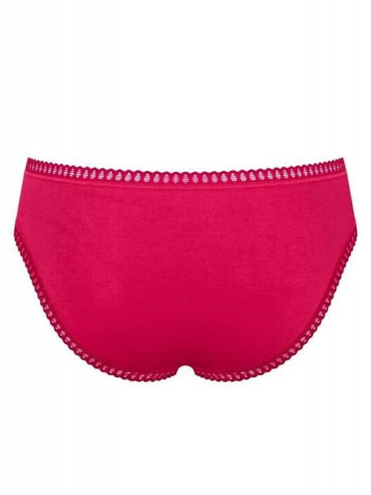 Damen-Slips 3er Pack Mit Spitze Rosa