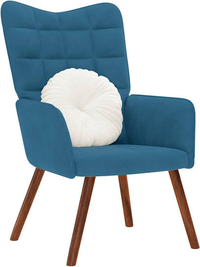 Ohrensessel 61.5x69x95.5cm Blue