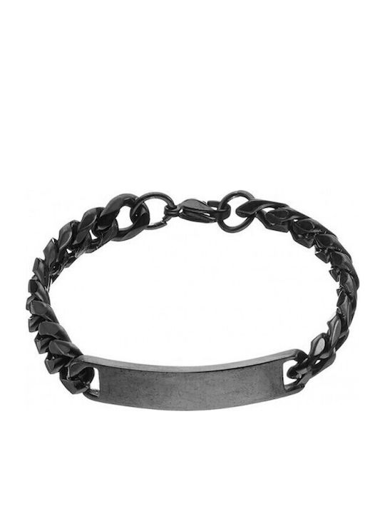 Verorama Herren Armband Identifikation aus Stahl