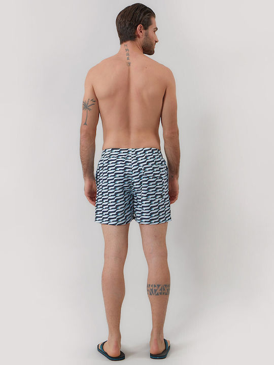 Men's Swim Shorts White 1056540007-LEFKO