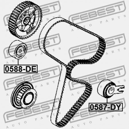 Timing Belt Pulley Mazda 3 Bk 2003-2006 Eu Y401-12-730